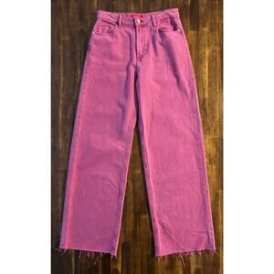 Guess Jeans Women’s 29 x 30 Wide Leg Darah Ultra High Rise 100% Cotton Denim